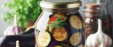 Receta de Encurtido de Berenjenas con Ajo