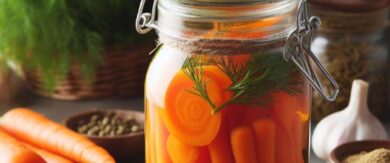 Receta de Encurtido de Zanahoria y Comino