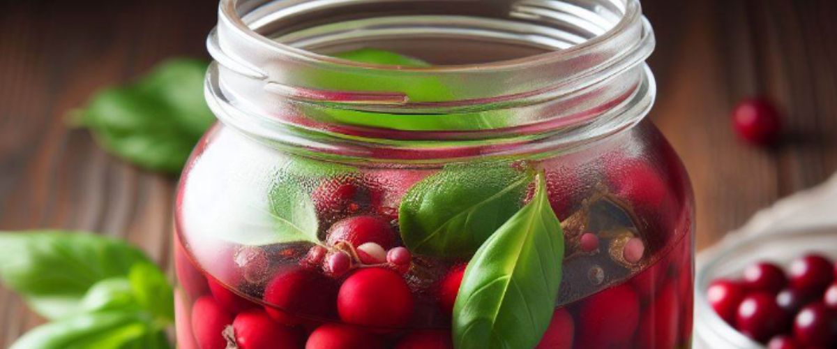 encurtido arandanos albahaca receta facil