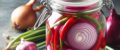 Receta de Encurtido de Cebolla Morada y Chile