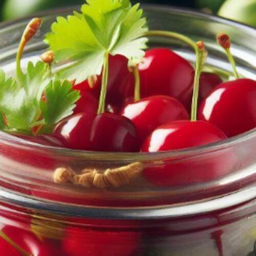 Receta de Encurtido de Cereza y Cilantro 2 encurtido cereza cilantro receta