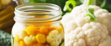Receta de Encurtido de Coliflor y Cúrcuma