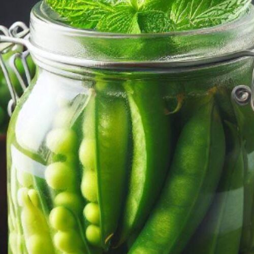 Receta de Encurtido de Guisantes y Menta 2 encurtido guisantes menta receta facil
