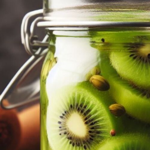 encurtido kiwi cardamomo receta facil