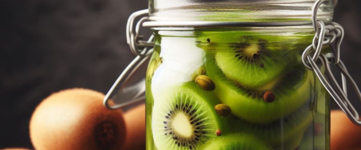 encurtido kiwi cardamomo receta facil