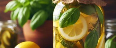 encurtido limón albahaca receta facil