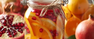 Receta de Encurtido de Granada y Naranja