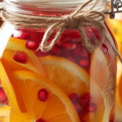 encurtido naranja granada receta facil