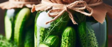 encurtido pepino estragon receta facil