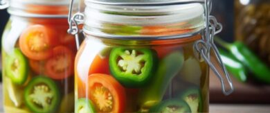 Receta de Encurtido de Tomate Verde y Jalapeño