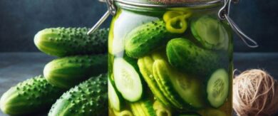 Receta de Encurtido de Pepino y Wasabi