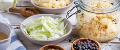 ensalada de repollo encurtido casero