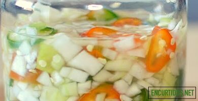 receta curtido chilero nicaraguense